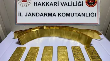 Hakkari'de piyasa değeri yaklaşık 27 milyon TL olan altın ele geçirildi