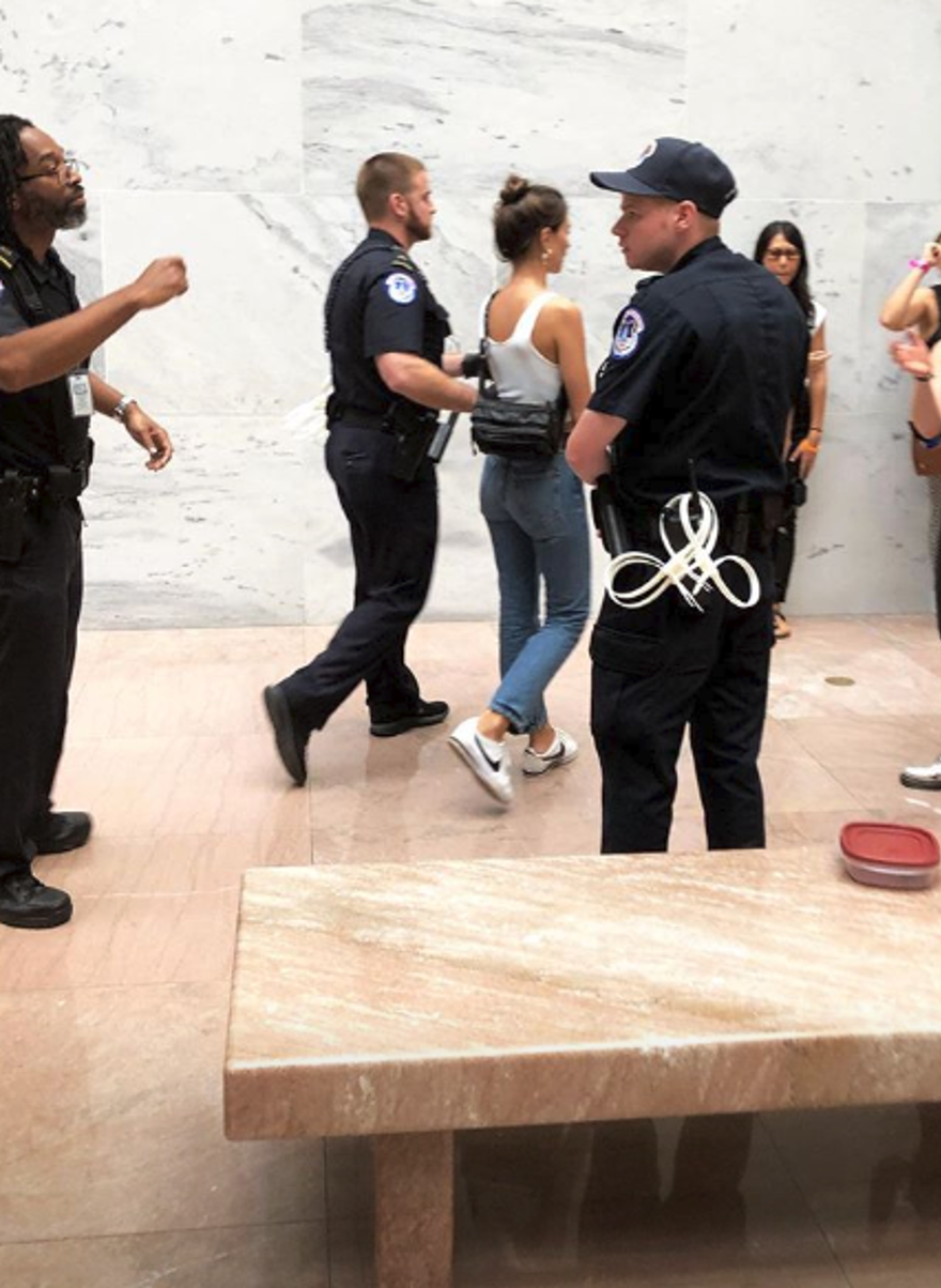 Kavanaugh'u protesto eden Amy Schumer ve Emily Ratajkowski tutuklandı 8