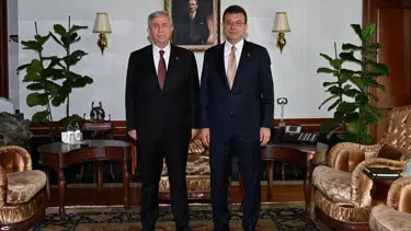Ekrem İmamoğlu'ndan Mansur Yavaş'a ziyaret