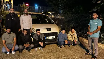 Tekirdağ'da 7 kaçak göçmen yakalandı