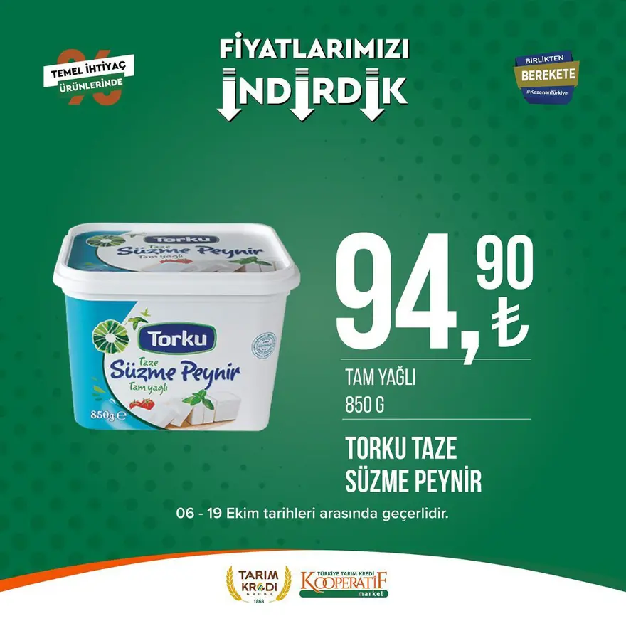 Tarım Kredi Kooperatif Market kasım ayına özel yeni indirimli ürünler: Birçok üründe yüzde 50 indirim fırsatı (2 Kasım 2023 Tarım Kredi Market indirimleri) 98
