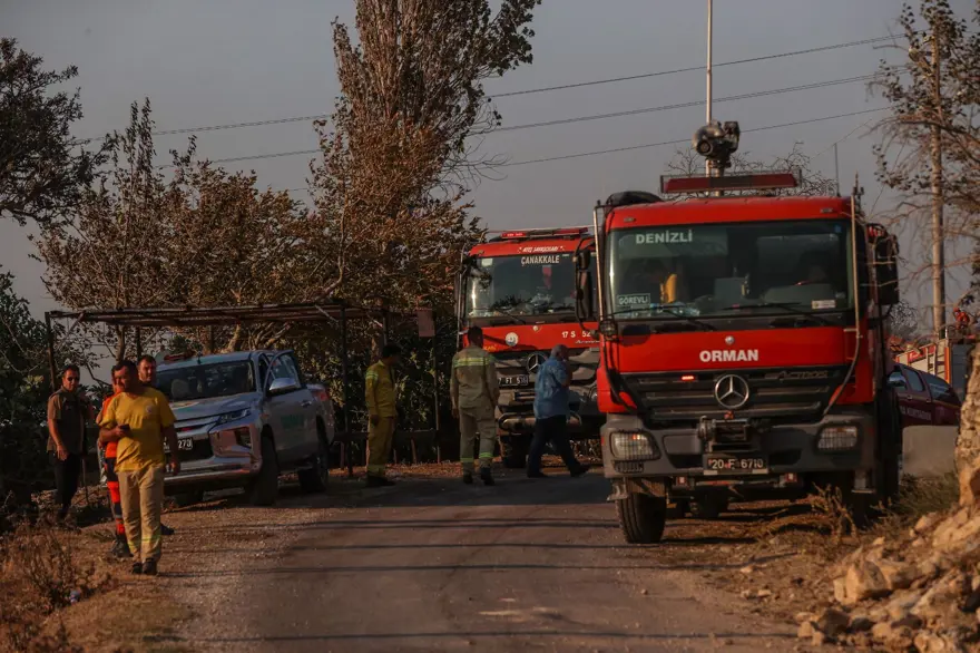 Çanakkale'de orman yangını kontrol altında 62