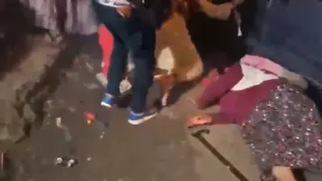 Düğünde havai fişek paniği: Kalabalığın ortasında patladı