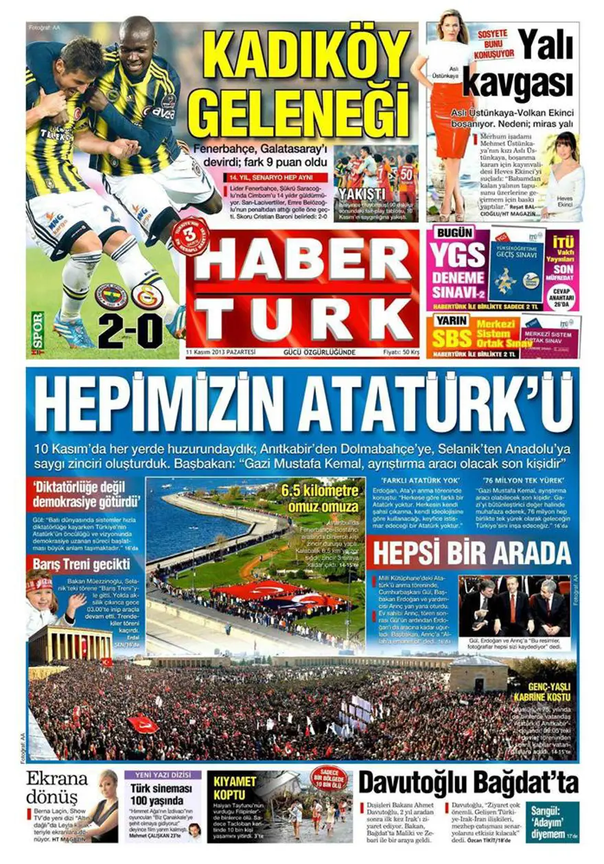 Günün manşetleri - 11 Kasım 4