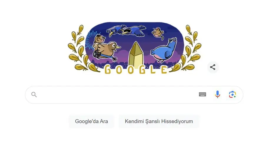 Google Paris 2024 Paralimpik Oyunları'nın başlangıcını doodle tasarımı ile hatırlattı: 2024 Paralimpik Oyunları başlangıç ve bitişi 