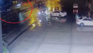 İki kişinin can verdiği kazanın görüntüleri ortaya çıktı