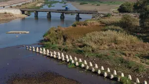 İstanbul'da sular çekildi, bir tarih ortaya çıktı: 2'nci Dünya Savaşı döneminde yapılmıştı
