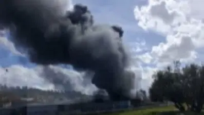 İzmir’de beyaz eşya deposunda yangın