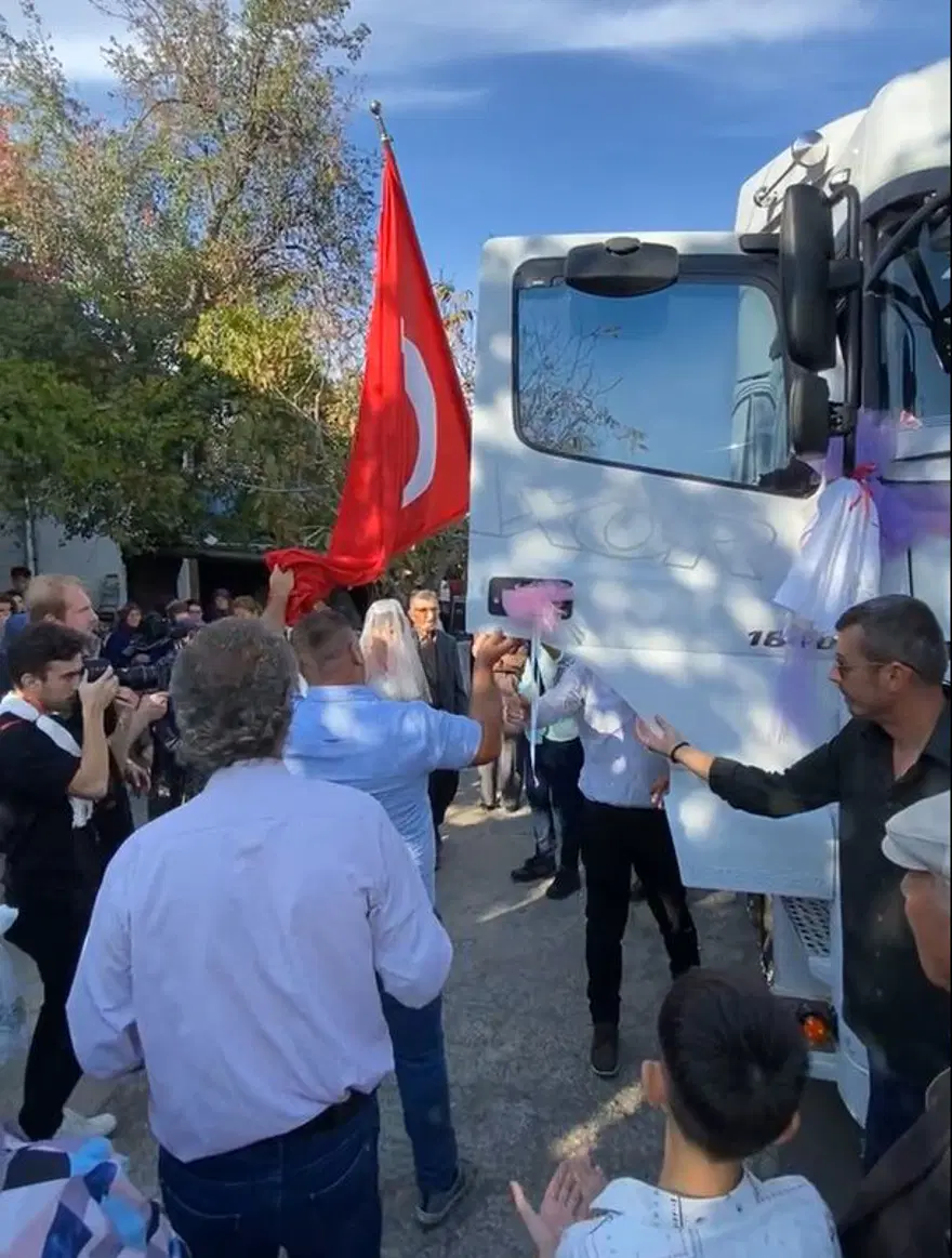 TIR, gelin arabası oldu 6 TIR, gelin arabası oldu 6