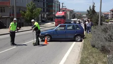 Samsun’da otomobilin çarptığı yaya yaralandı