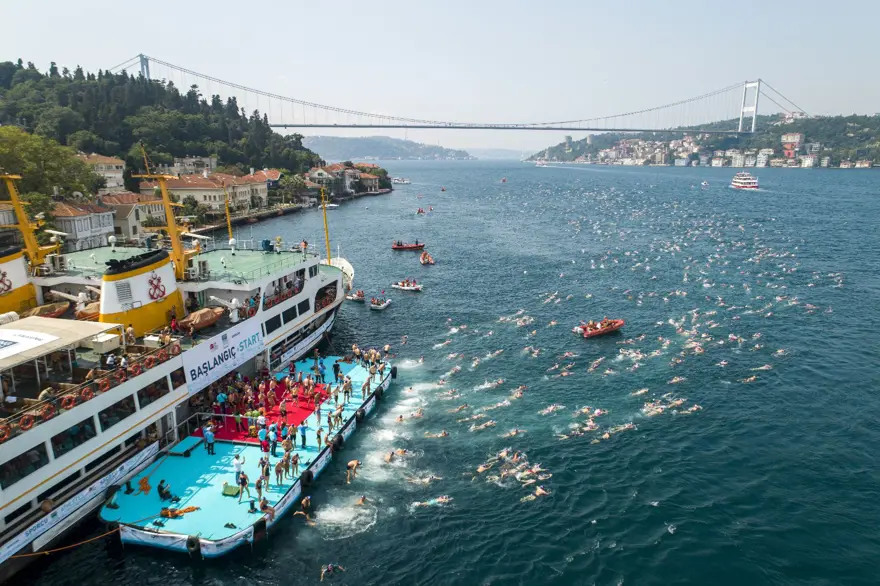 Boğaz'da yüzme yarışması 7