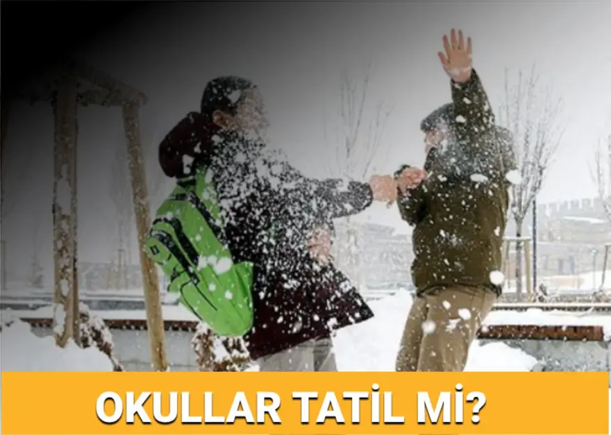 Bugün okullar tatil mi, hangi illerde? Kar yağışı bazı illerde etkili oluyor Bugün okullar tatil mi, hangi illerde? Kar yağışı bazı illerde etkili oluyor