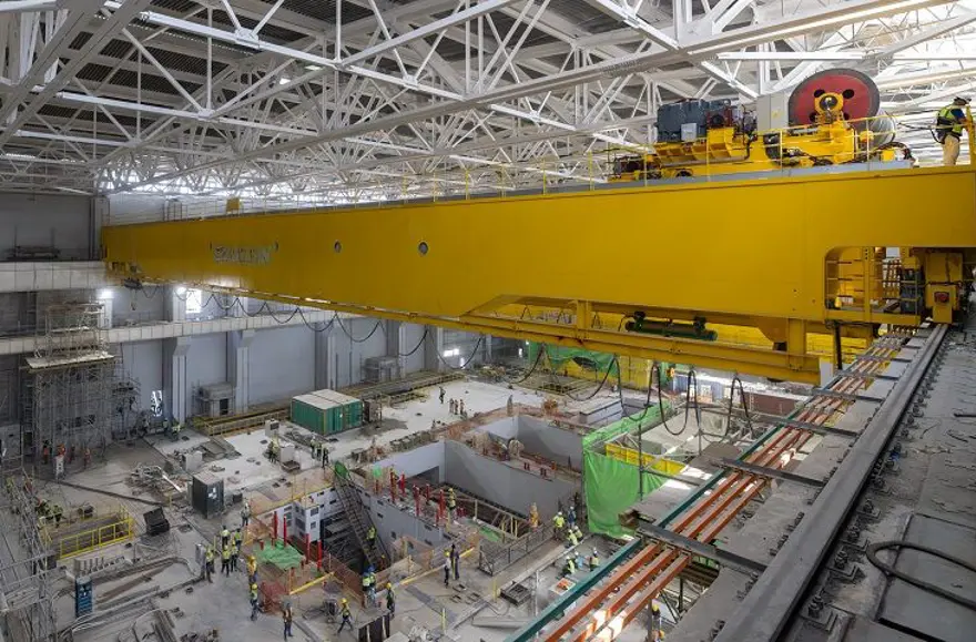 Akkuyu NGS’de yeni aşama | 350 ton kapasiteli vinç devreyealındı 3