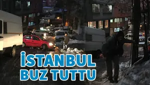 İstanbul buz tuttu