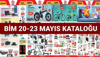 BİM aktüel 20-23 Mayıs: BİM aktüel katalogda bu hafta: Tablet, cep telefonu, televizyon ve mutfak gereçleri, koltuk ve yatak çeşitleri