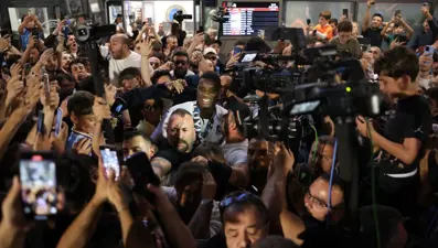 Paul Onuachu'ya Trabzon'da coşkulu karşılama