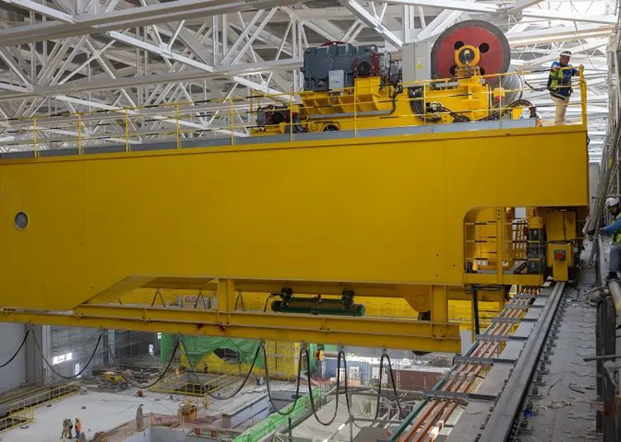 Akkuyu NGS’de yeni aşama | 350 ton kapasiteli vinç devreyealındı 2