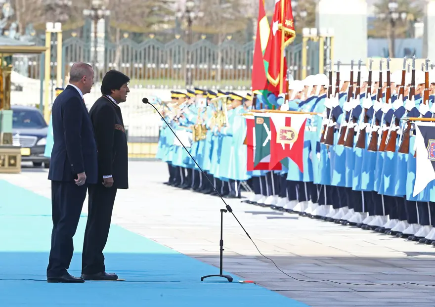 Bolivya lideri Morales Ankara'da 8