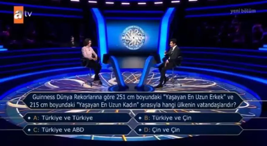 Kim Milyoner Olmak İster'in dikkat çeken sorusu: Kiska Adası 4