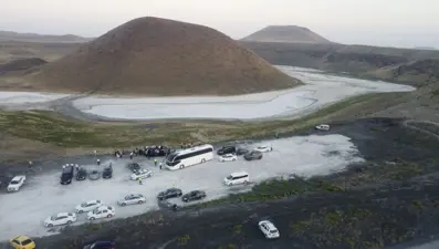 TBMM Küresel İklim Değişikliği Araştırma Komisyonu, Akgöl Sazlığı ve Meke Gölü'nde inceleme yaptı