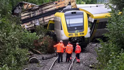 Tren kazasını toprak kayması mı tetikledi? Almanya'dan ilk açıklama
