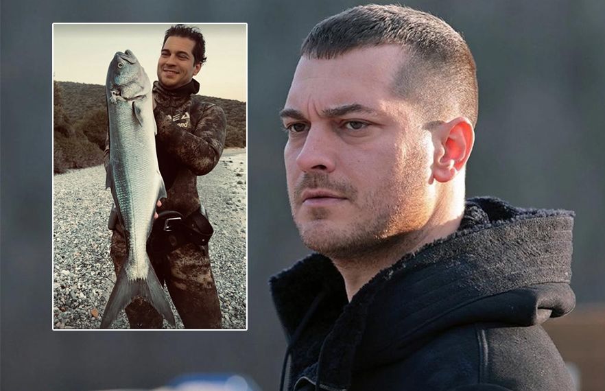 Çağatay Ulusoy balık avında