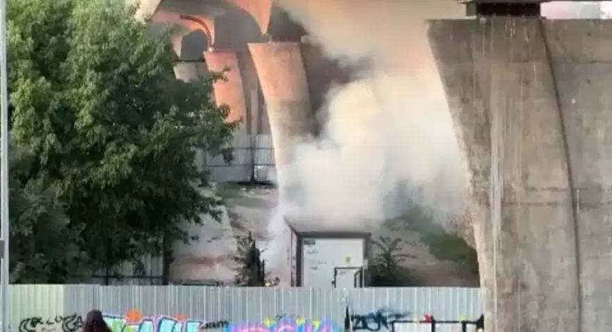 Haliç Metro Köprüsü’nün altında yangın paniği 3