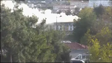 İTÜ rektörlük binasında yangın