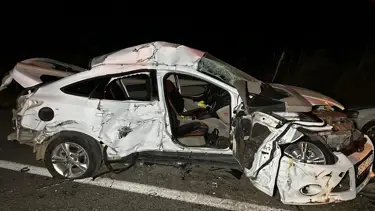 Uşak'ta TIR ile otomobil çarpıştı: Bir kişi öldü, bir kişi yaralı