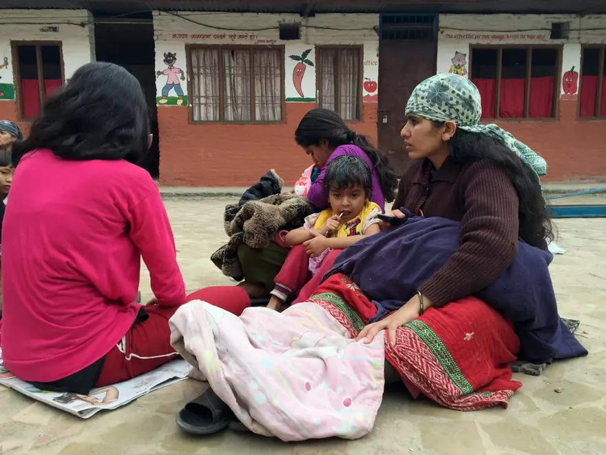 Nepal'de şiddetli deprem 35