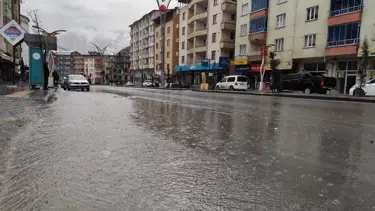 Hakkari'de sağanak yağış ve dolu etkili oldu