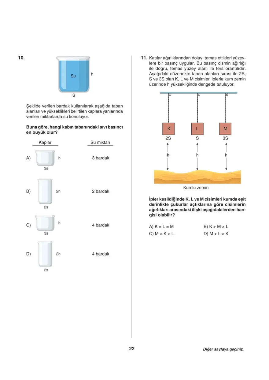 Uğur Okulları LGS-2 sayısal deneme sınavı 21