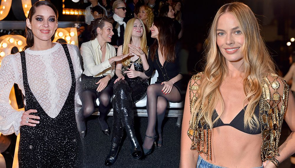 Chanel defilesinde yıldızlar geçidi