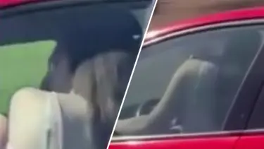 Otomobildeki uygunsuz hareketler gündem olmuştu: Cezası belli oldu