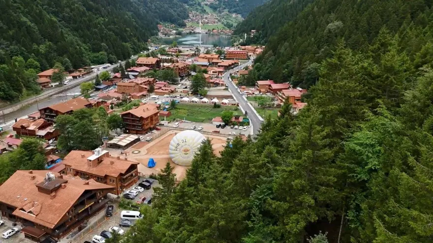 Uzungöl'de bir ilk: Doğa harikası kuş bakışı izlenecek 6