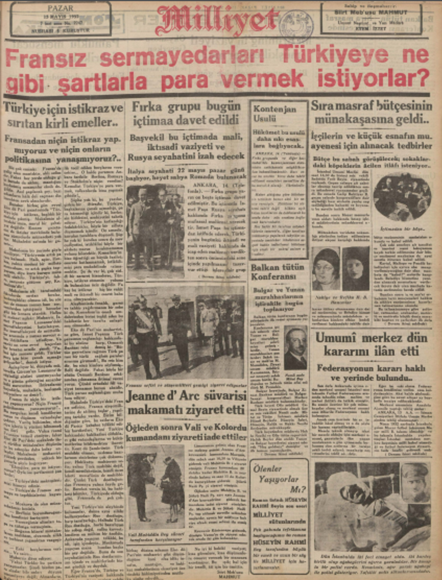 Tarihte bugünün gazete manşetleri (15 Mayıs) 6