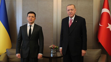 Cumhurbaşkanı Erdoğan, Zelenski'yle görüştü