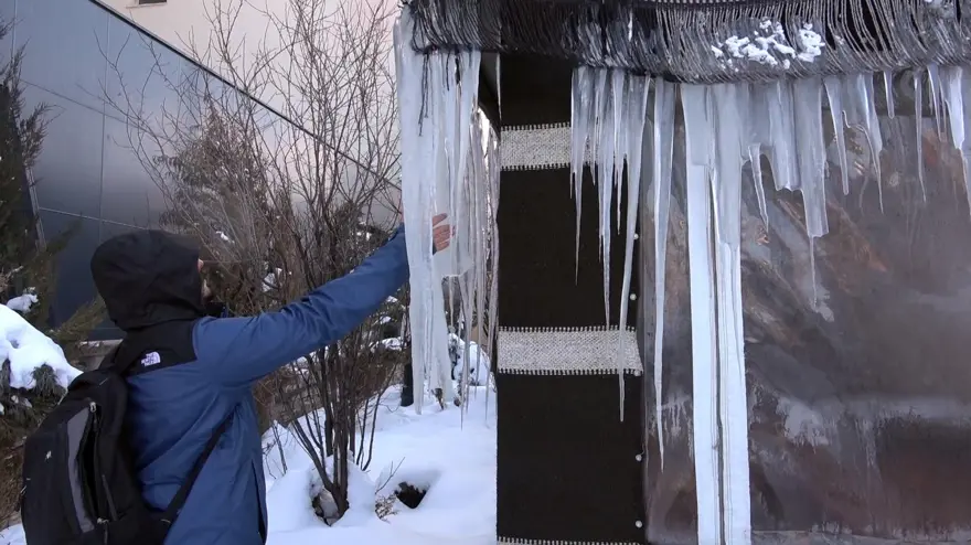 Doğu buz kesti: Termometreler eksi 32,7 dereceyi gösterdi 1