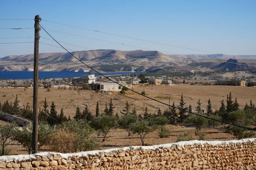 PKK/YPG'den temizlenen Tişrin Barajı görüntülendi 