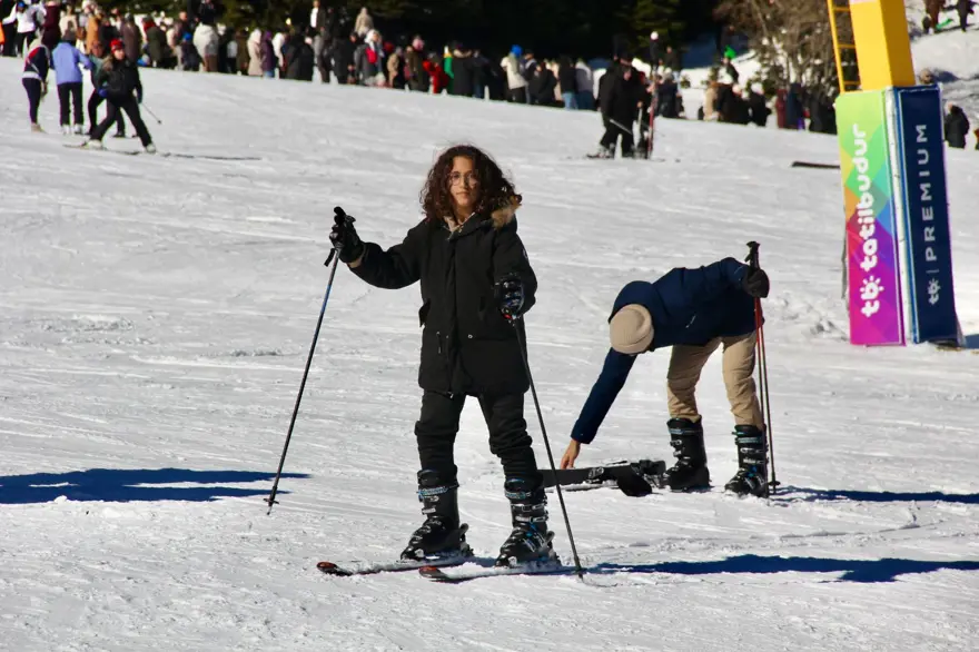 Sömestr tatilinde Uludağ'a akın ettiler 4