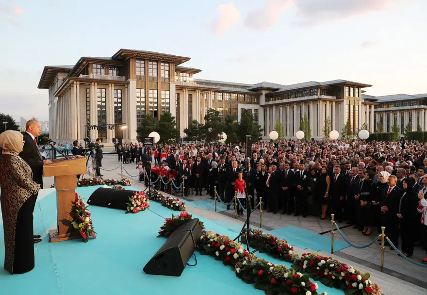 Beştepe'de 30 Ağustos Zafer Bayramı resepsiyonu 1