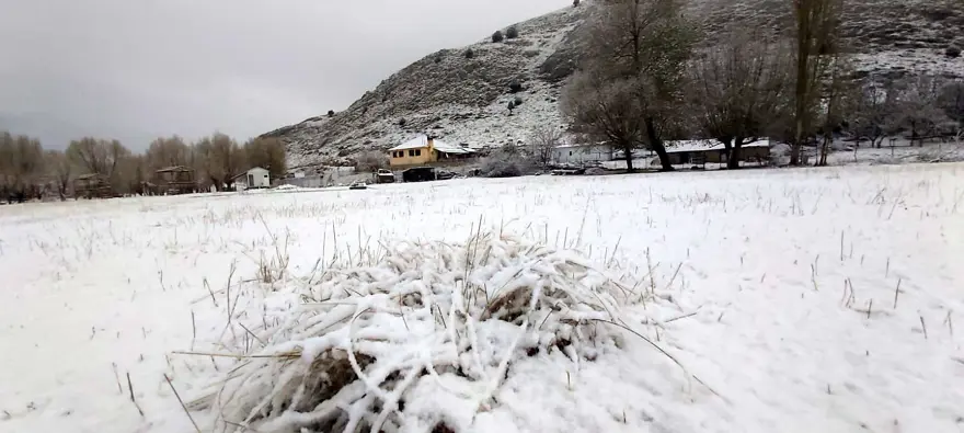 Antalya Kaş'a yılın ilk karı 2
