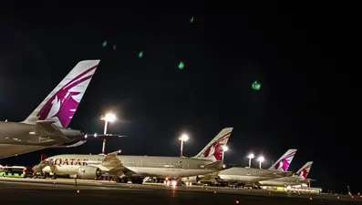 Katar uçakları İstanbul Havalimanı'ndan ayrıldı