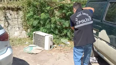 Çaldığı klimayı satarken yakalandı