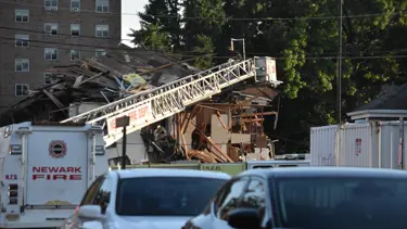 New Jersey'de tek katlı bina çöktü