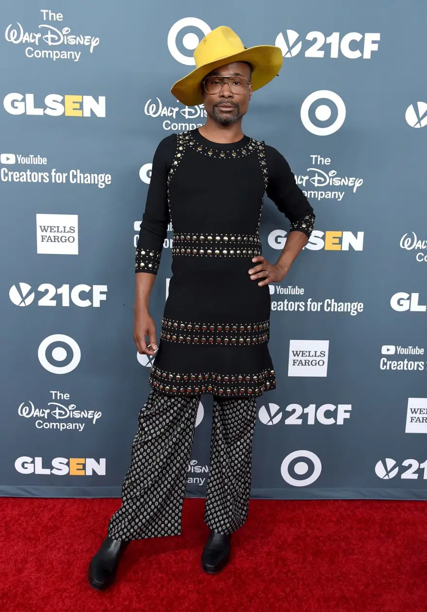 91. Oscar Ödülleri (Oscar 2019) kırmızı halısında elbise-smokin (Billy Porter'ın Cindrella smokini) 16