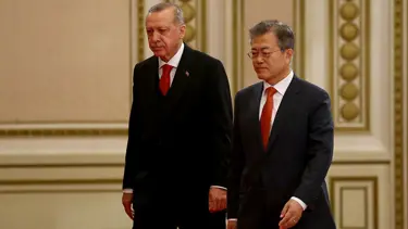 Cumhurbaşkanı Erdoğan Güney Kore'de