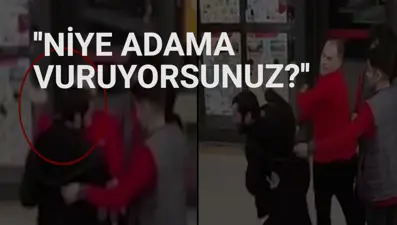 Market çalışanı ürün çalarken yakaladıkları hırsızı tokatladı