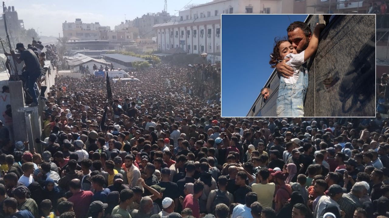 Gazze'de ateşkes: Filistinli rehineleri on binler karşıladı