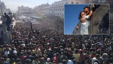 Gazze'de ateşkes: Filistinli rehineleri on binler karşıladı